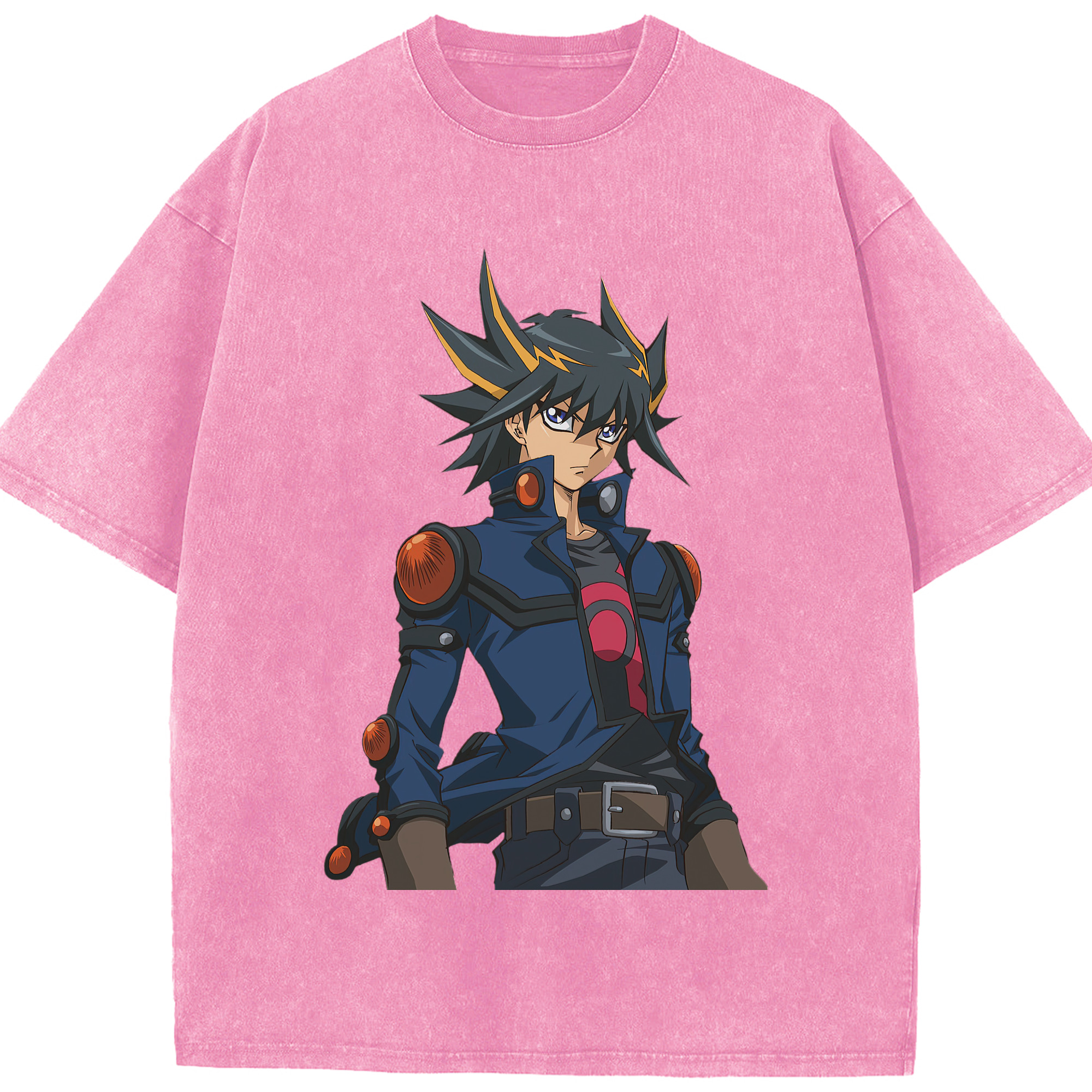 （画像用） 遊☆戯☆王 Yu-Gi-Oh! 綿100% ヴィンテージ風 半袖Tシャツ（フロントプリント）